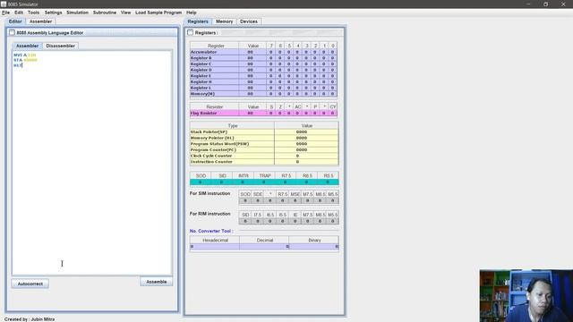 Microprocessor 8085 #1 Pengenalan Simulator смотреть онлайн