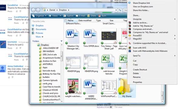 How to Create a Shared Dropbox Folder - Sync files to Everybody Instantly Update Your Team! смотреть онлайн