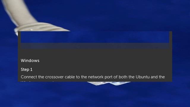 How to Connect Ubuntu to Windows With a Crossover Cable смотреть онлайн