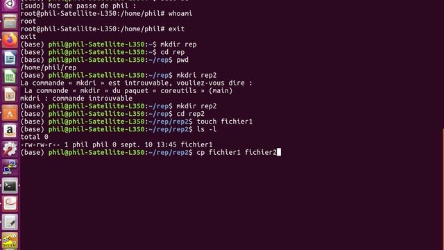 BASH -- 1 (Linux) pwd, whoami, man, sudo su, mkdir...... смотреть онлайн