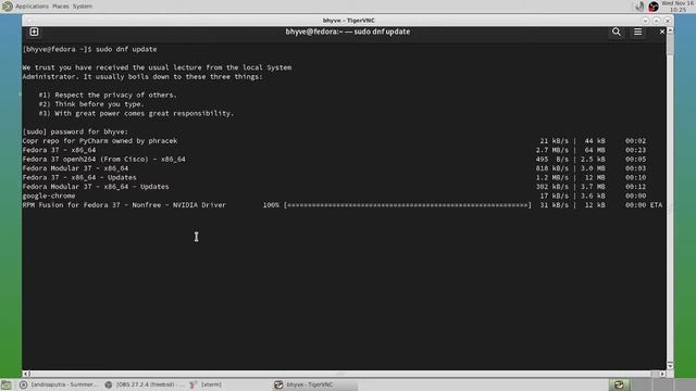 Fedora 37 Workstation смотреть онлайн