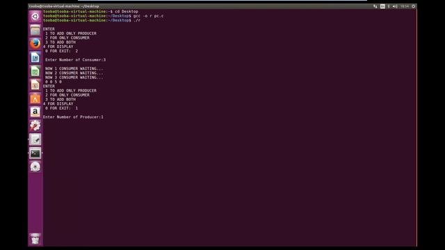 producer consumer with source code in C & implemented in Linux Terminal смотреть онлайн