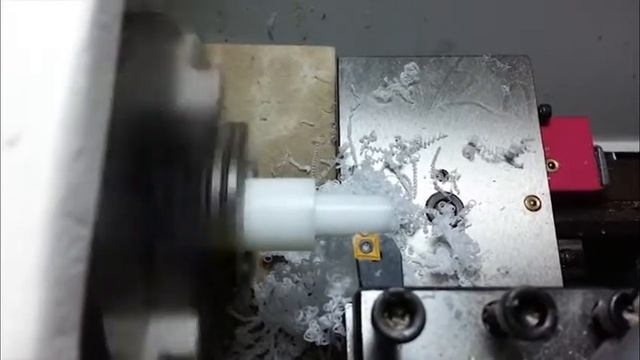 Mini lathe, Optimum180x300 CNC conversion. First trial of threading смотреть онлайн