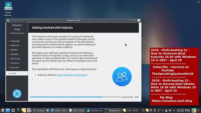 2018 - Multi-booting 21 - How to Henicosa Boot Kubuntu 18.04 LTS with Windows 10 - April 28 смотреть онлайн