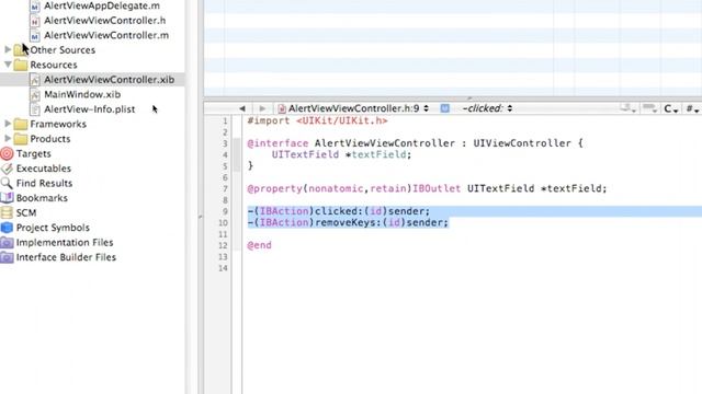 2.2 UIAlertView Popup + How to Remove Keyboard UITextfeild - xcode interface builder iphone sdk смотреть онлайн