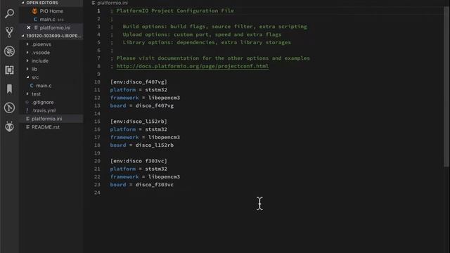 Installing PlatformIO and creating a sample program for STM32 Blue Pill смотреть онлайн