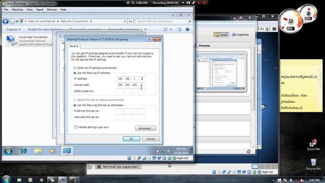 Tutorial Koneksi Peer to Peer Debian VirtualBox смотреть онлайн