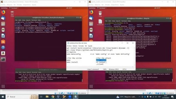 Reverse Shell Reptile Rootkit (Educational Purpouse)