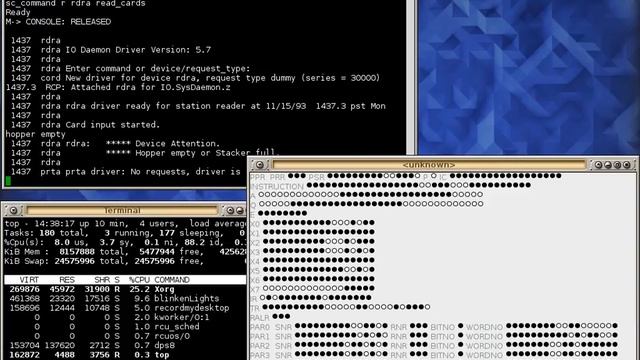 blinkenLights w/POSIX timers смотреть онлайн