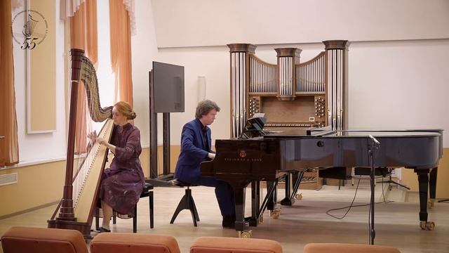 J. Rodrigo - Concierto de Aranjuez - II. Adagio - Kathrin Butterfly, Harp смотреть онлайн