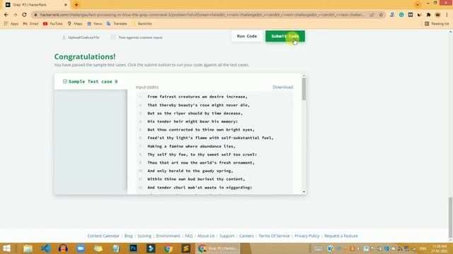 HackerRank Grep #3 problem solution | Linux Shell problems solutions | Programmingoneonone смотреть онлайн