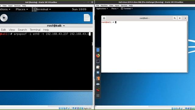 Arpspoof עם Kali смотреть онлайн