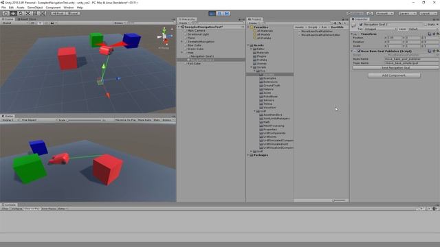 ROS2 + Unity + navigation2 смотреть онлайн