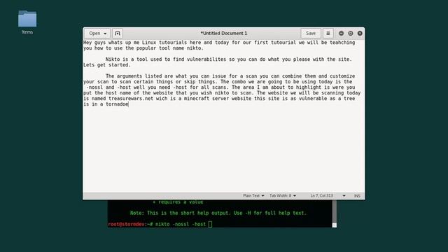 Tut 1: How to scan websites vulnerablilites with Nikto смотреть онлайн