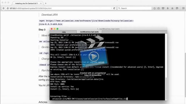 Setting up Jira on centos 6 and 7 смотреть онлайн