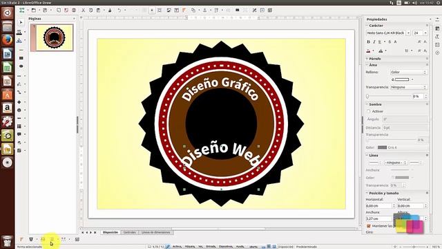 Curso LibreOffice Draw #04. Trabajo con textos. FontWork. смотреть онлайн