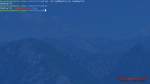 Archiving, Compression με το tar! - Beginner 10 - Linux Masterclass - EverDuzk смотреть онлайн
