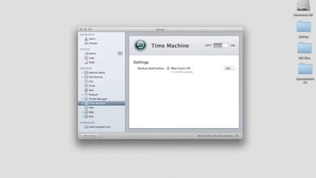 Setting Up Time Machine Server on Lion Server смотреть онлайн