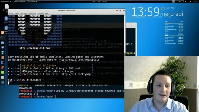 Tuto [Fr] Meterpreter via une DLL avec Msfvenom - par Processus.mp4 смотреть онлайн