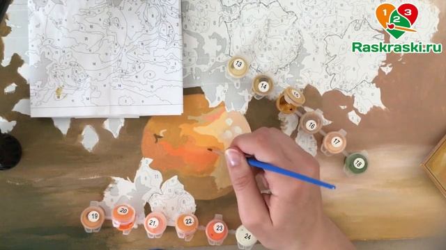 Растушевка ЗИГЗАГ. Раскраска по номерам обучение для начинающих! Видеоурок для холста смотреть онлайн