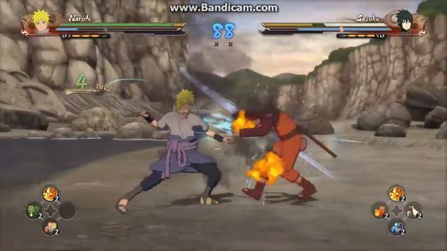 Naruto Ultimate Ninja Storm 4 Naruto Sasuke Outfit Moveset Mod смотреть онлайн