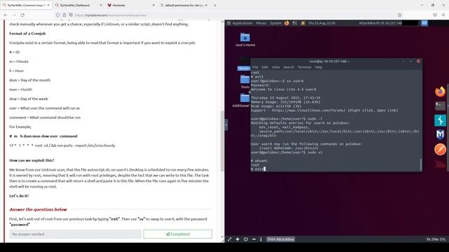 Day 031/100 - TryHackMe room "Common Linux Privesc" Walkthrough смотреть онлайн