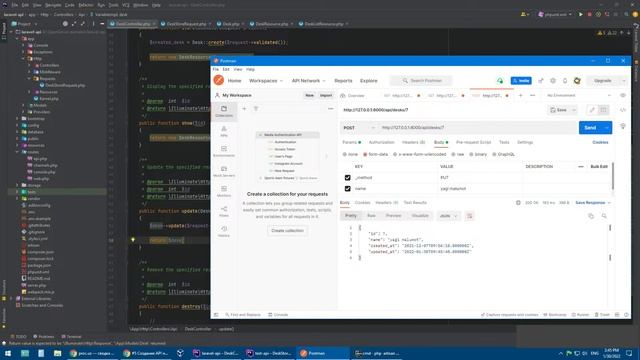 #5 Laravel API yaratish. Bazadagi ma'lumotlarni o'zgartirish va o'chirish смотреть онлайн