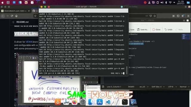 install driver veikk s640 Kde Neon OS || GNU Linux || Sang Wolves смотреть онлайн
