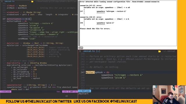 Getting Started wtih Xmonad - Part 1 смотреть онлайн