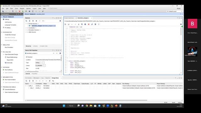 Wrapper tanıtımı ve FPGA akışı - Bilgisayar Mimarisi ve RISC-V Eğitimi (9. Kısım) - TEKNOFEST 2023 смотреть онлайн