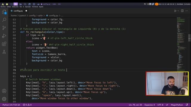 Archlinux: QTILE Parte 7