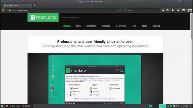 Manjaro 16.10 Look At смотреть онлайн