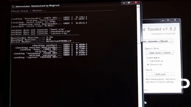 Nexus 7 One Click Unroot Relock Factory Restore Nexus Toolkit Wugfresh Super Easy смотреть онлайн