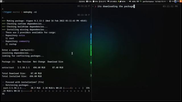 How to install typing tutor in arch or arch based linux || CLI typing tutor || ttyper смотреть онлайн