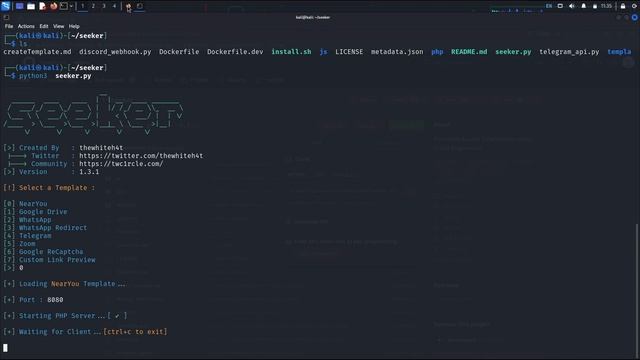 How to install Seeker on kali | 2023 смотреть онлайн
