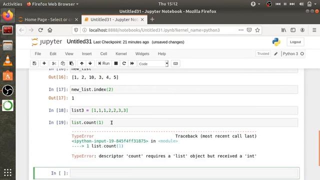 What is lists in python | Python tutorials for beginners | Jupyter notebook смотреть онлайн