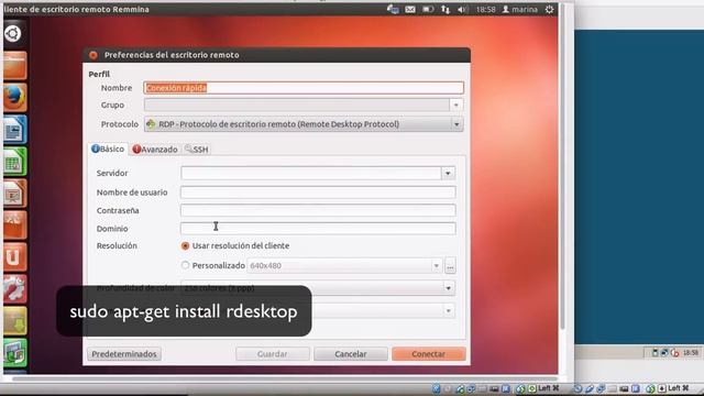 Acceso a Escritorio Remoto desde un Terminal Linux смотреть онлайн