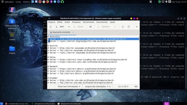 Arch Linux | [BlackArch] - Corrigindo erro 503: (The requested URL returned error 503) - смотреть онлайн