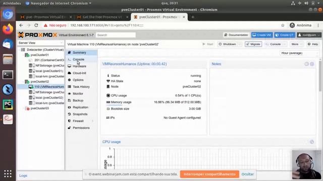 Webinar Escola Linux - Virtualização com Proxmox® 6 смотреть онлайн