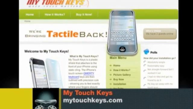 iPhone 3G Tactile Keyboard Commercial new! смотреть онлайн