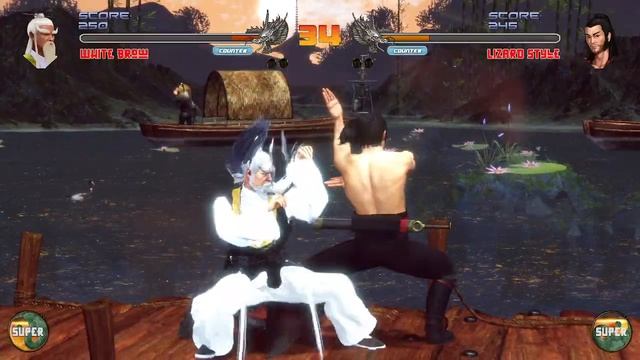Master White Brow vs Lizard - Shaolin vs Wutang 2 смотреть онлайн