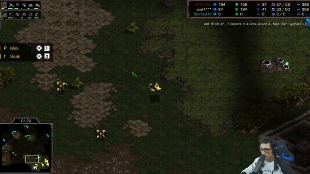 STARCRAFT ASL 15 RB #1 | MINI vs SSAK | ROUND 3 y 4 смотреть онлайн