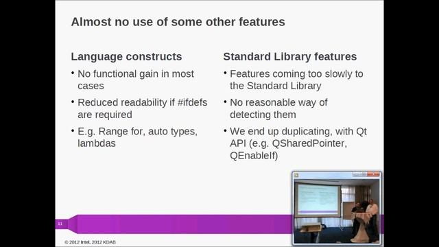 Thiago Macieira & Marc Mutz - Qt5 & C++11 - Meeting C++ 2012 смотреть онлайн
