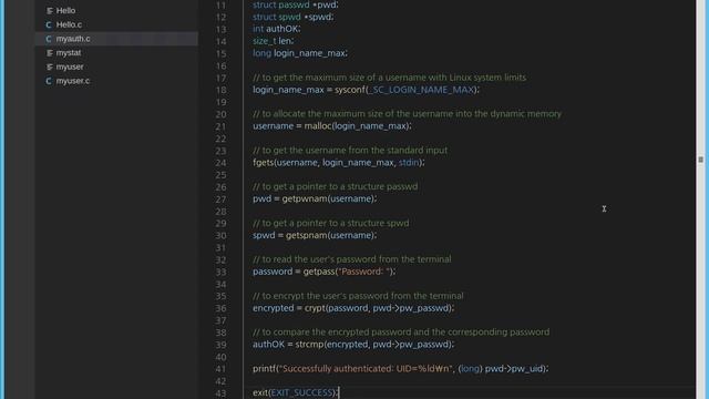 (System Programming) (Practice Step by Step) Password Encryption and User Authentication on Linux смотреть онлайн