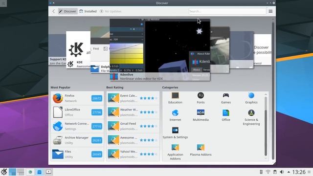KDE's Discover Application Add-ons смотреть онлайн