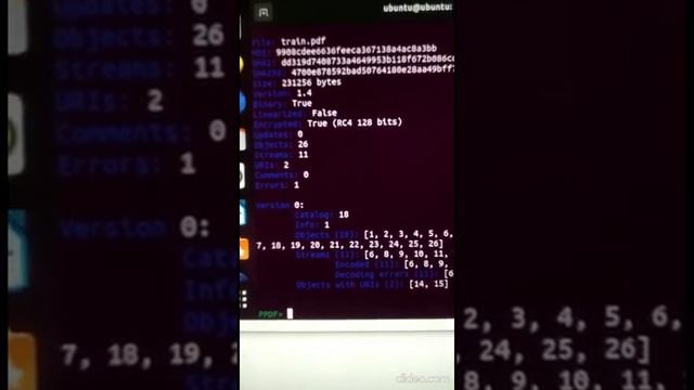 PEEpdf / Demo with PDF files / Installation and Testing смотреть онлайн