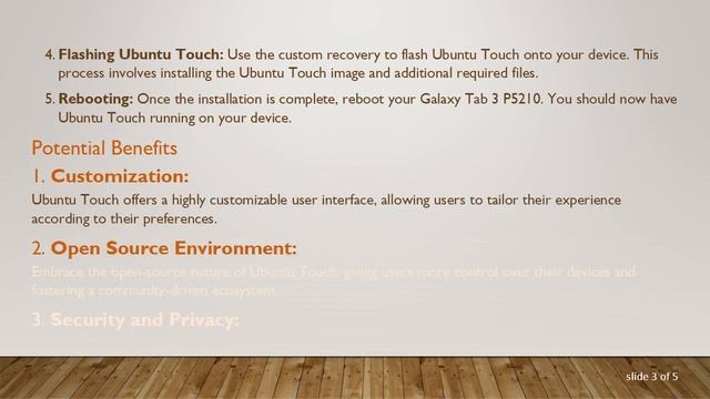 Unlocking the Potential: Ubuntu Touch on Galaxy Tab 3 P5210 смотреть онлайн
