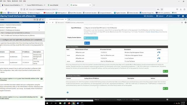 Lab 05 - Section 3 Challenge Analysis Configuring Firewall Interfaces with pfSense смотреть онлайн