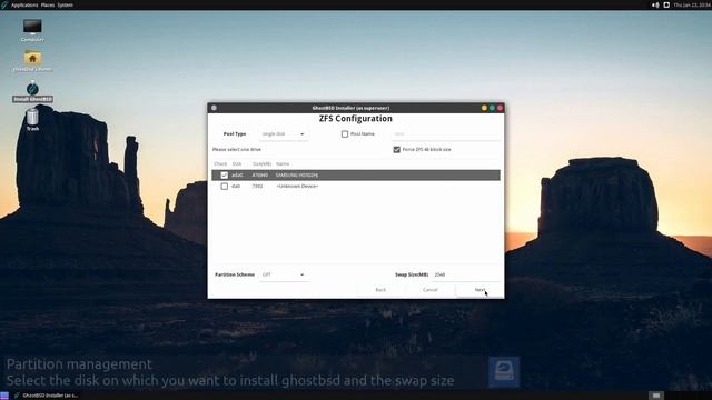 How to install GhostBSD 20.01 смотреть онлайн