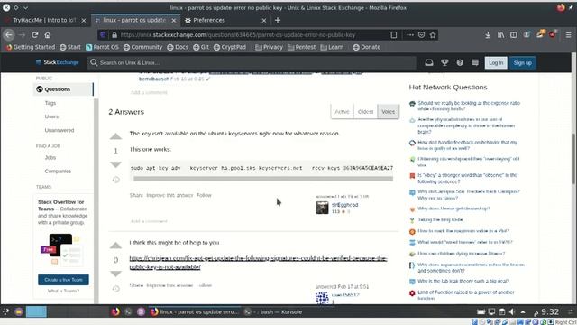 Parrot OS update error no public key | FIXED смотреть онлайн